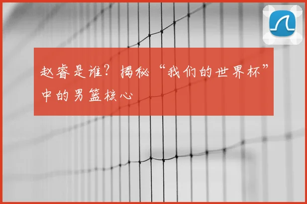 赵睿是谁?揭秘“我们的世界杯”中的男篮核心